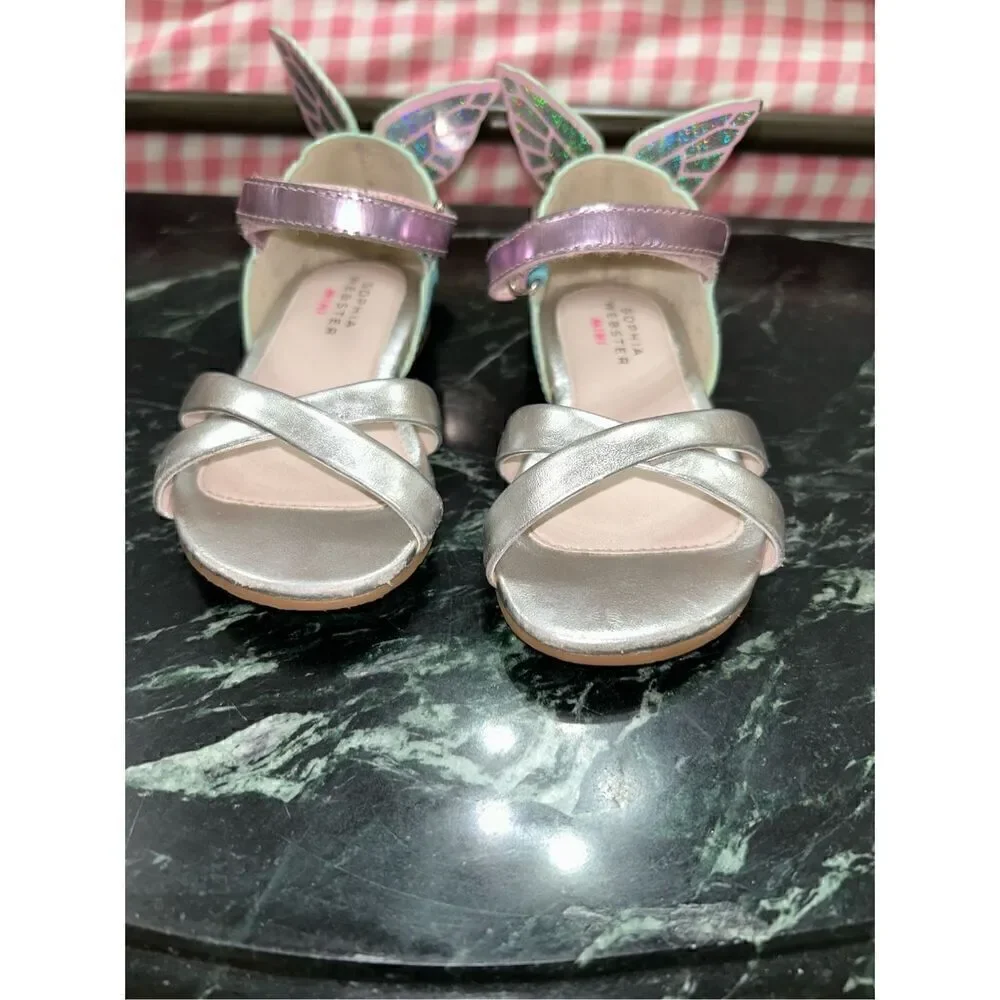 Sophia Webster mini butterfly toddler shoes sz 24 /7